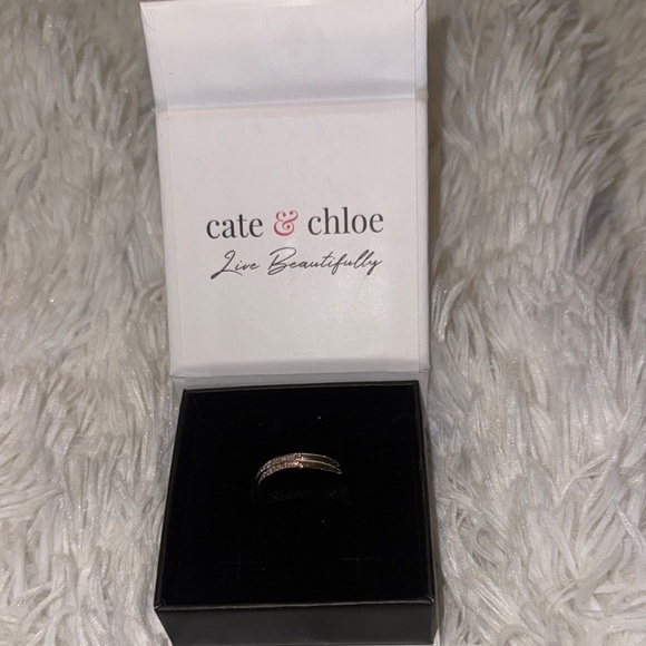 Cate & Chloe Silver Earrings - Picture 1 of 3